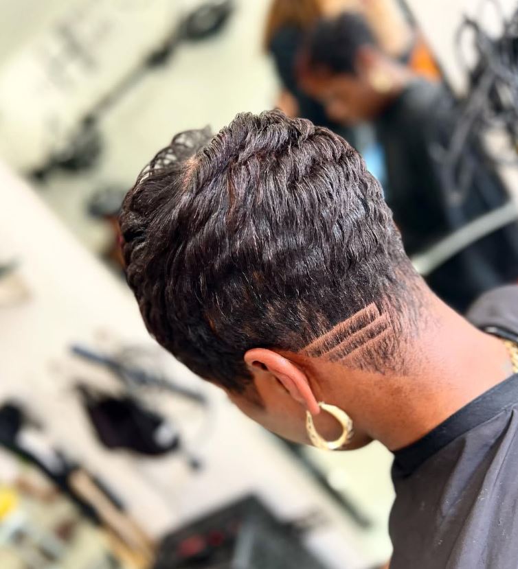 Beautiful balayage hair color