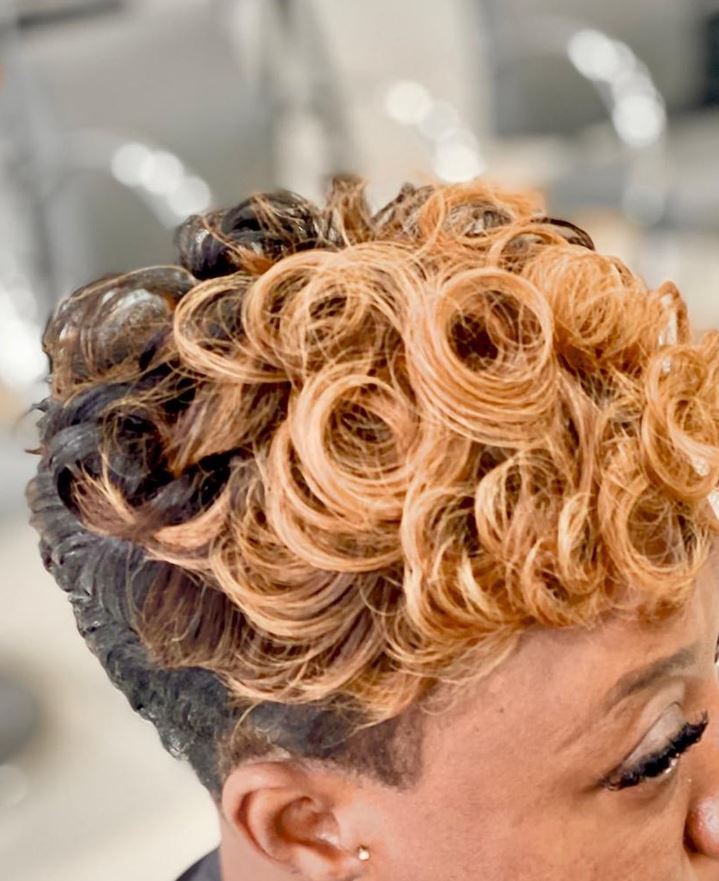 Hair extensions styling